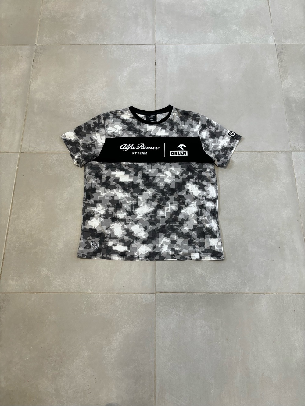 Alfa Romeo Camo Logo Tee - Black & Gray